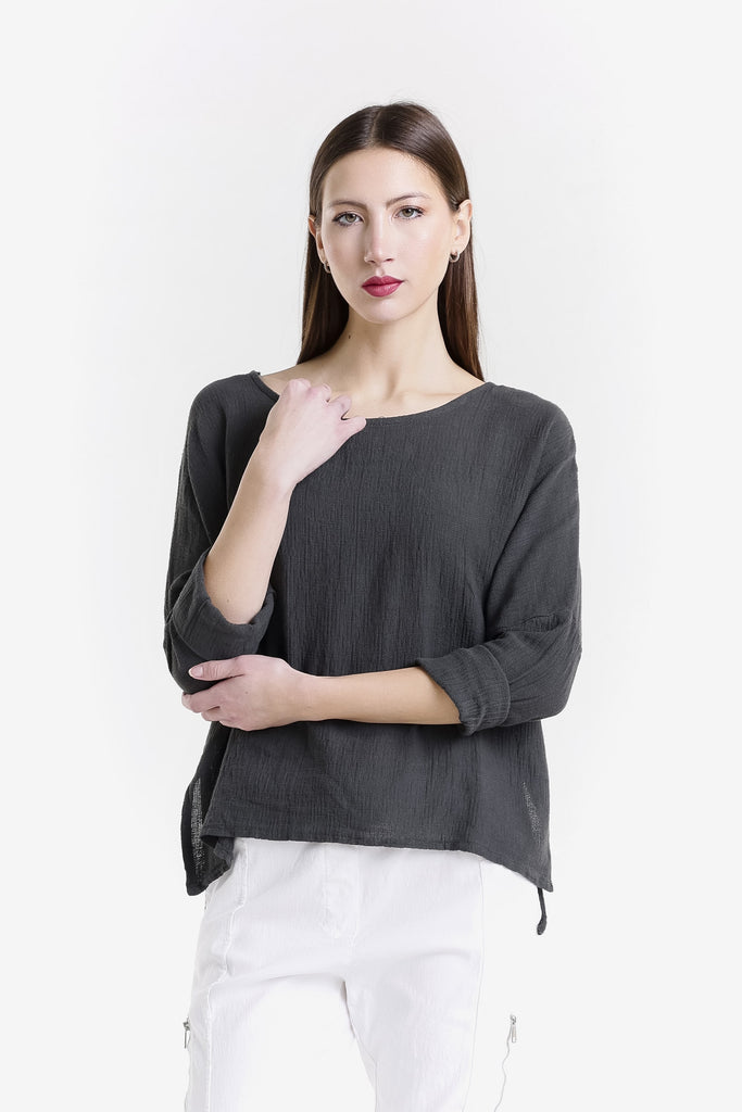 BLS116 032 Dark Gray Noa LS Raglan Top-2