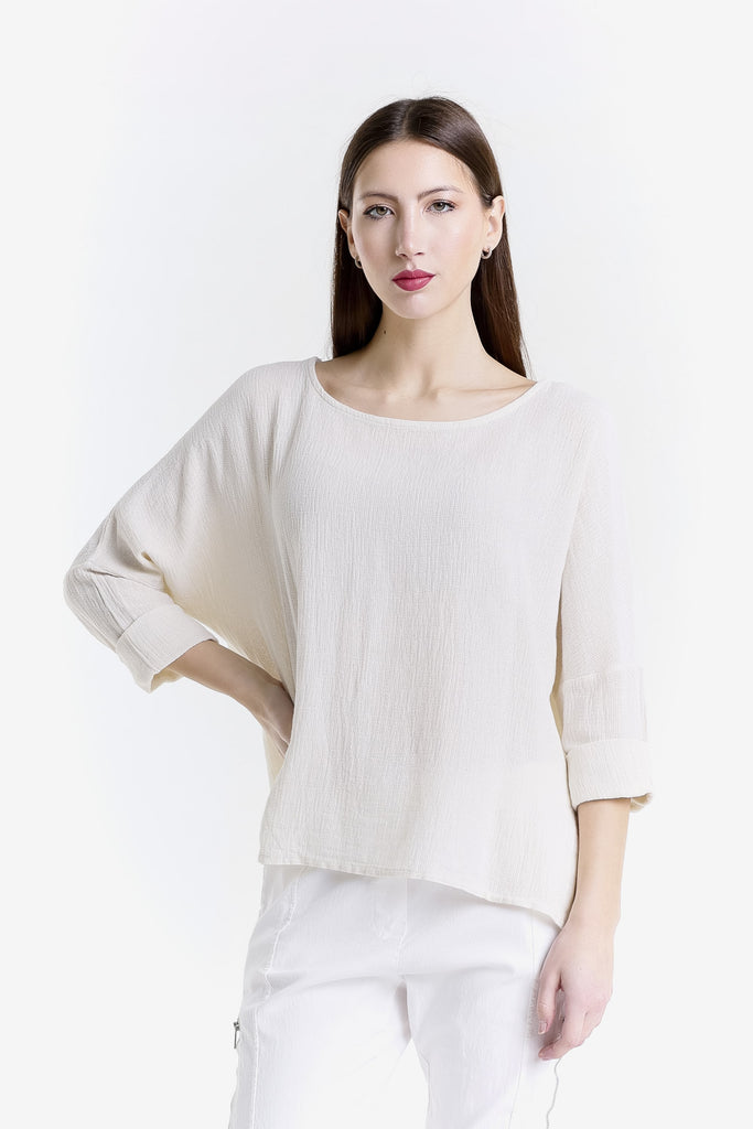 BLS116 105 Cream Noa LS Raglan Top-1