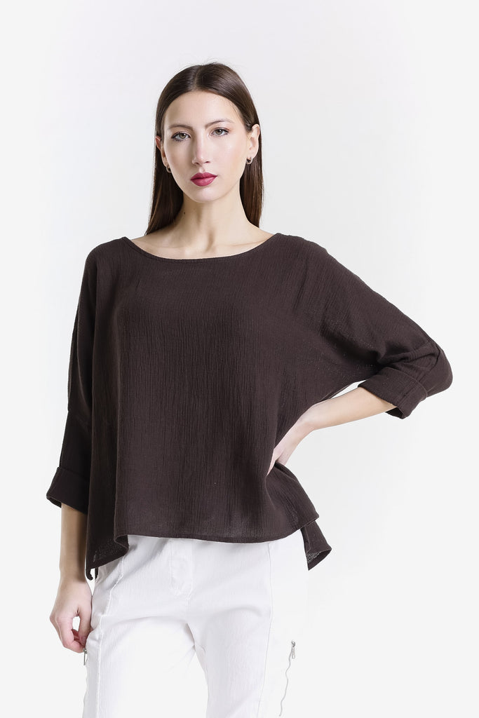 BLS116 202 Espresso Noa LS Raglan Top-1