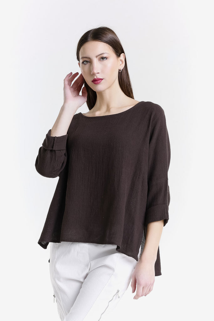 BLS116 202 Espresso Noa LS Raglan Top-2