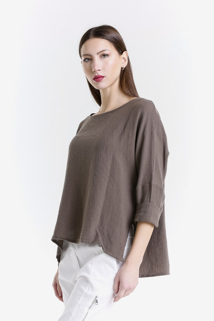 BLS116 243 Dark Taupe Noa LS Raglan Top-3