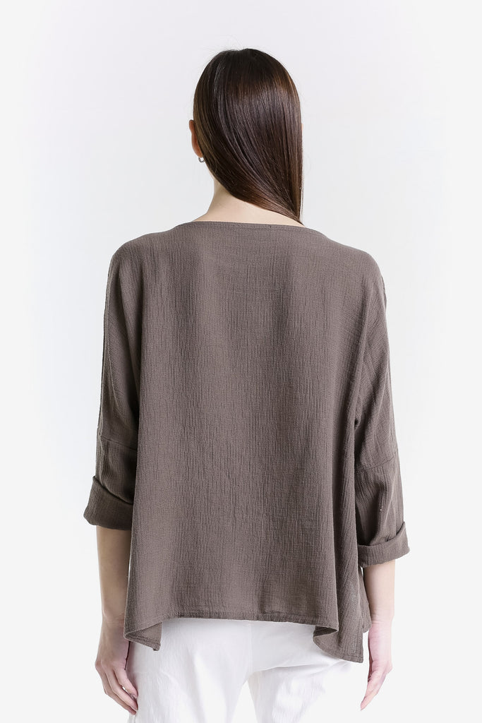 BLS116 243 Dark Taupe Noa LS Raglan Top-4