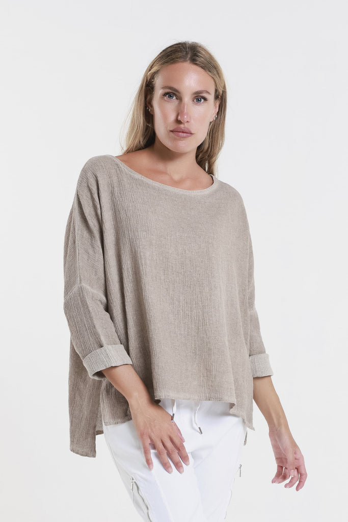 BLS116 247 Dark Taupe Enzyme Noa LS Raglan Top-1