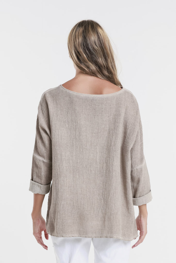 BLS116 247 Dark Taupe Enzyme Noa LS Raglan Top-4