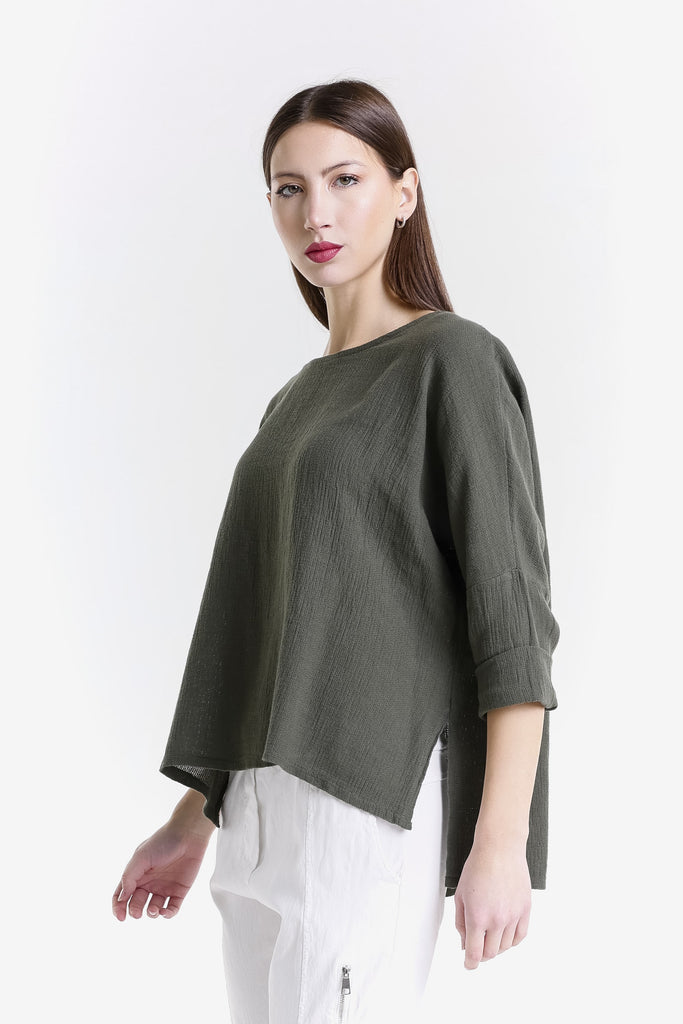 BLS116 303 Army Noa LS Raglan Top-3