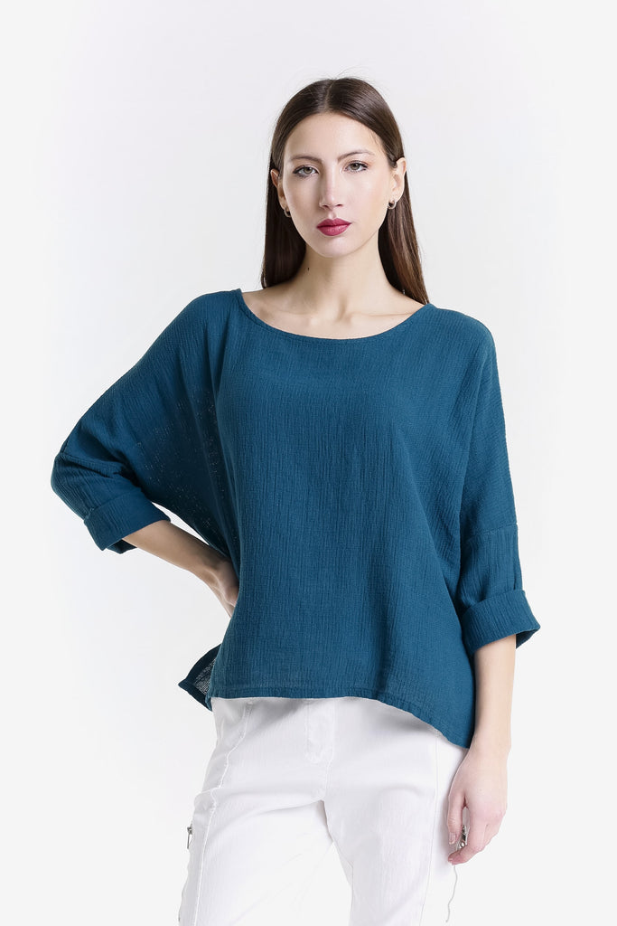 BLS116 323 Teal Noa LS Raglan Top-1