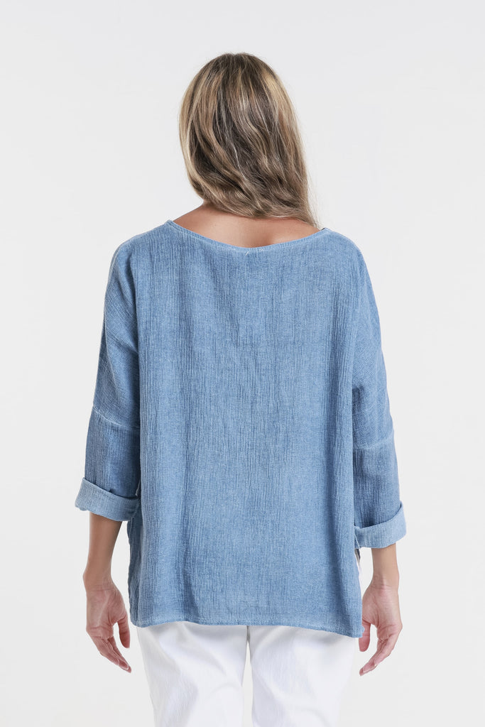 BLS116 429 Jeans Enzyme Noa LS Raglan Top-4