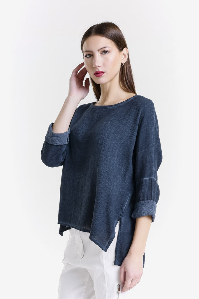 BLS116 487 Navy Enzyme Noa LS Raglan Top-3