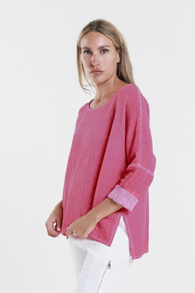 BLS116 641 Strawberry Enzyme Noa LS Raglan Top-3