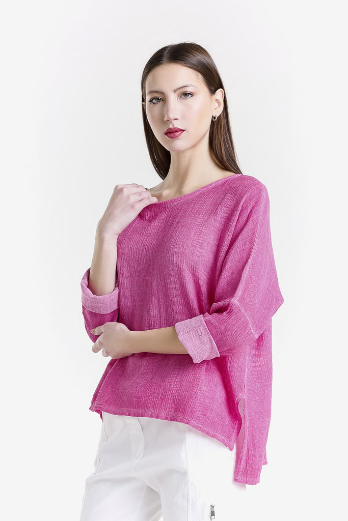 BLS116 673 Fuchsia Enzyme Noa LS Raglan Top-3