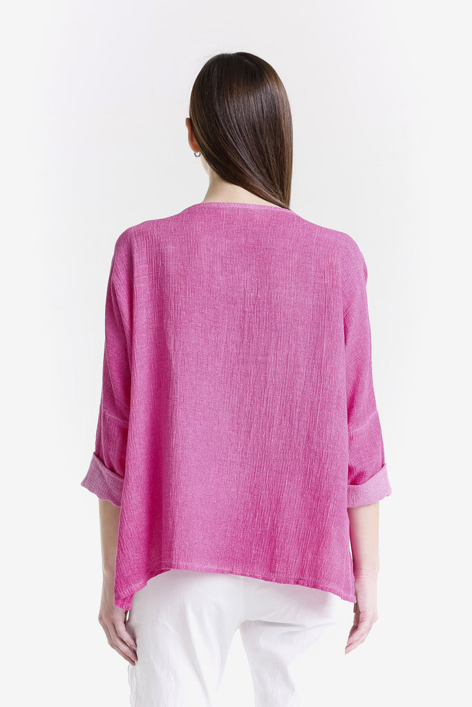 BLS116 673 Fuchsia Enzyme Noa LS Raglan Top-4