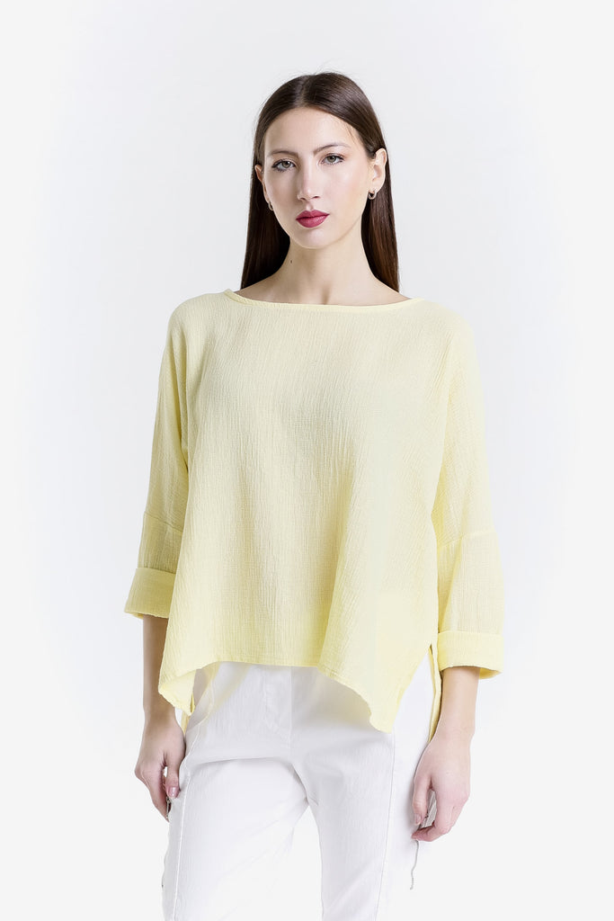 BLS116 700 Yellow Noa LS Raglan Top-1