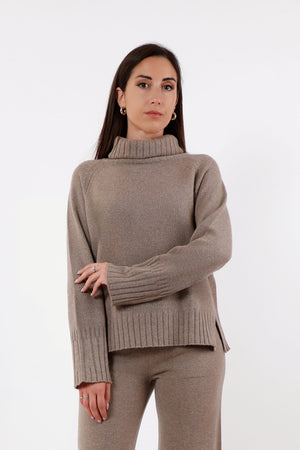 Joelle Engineered Cashmere Turtleneck