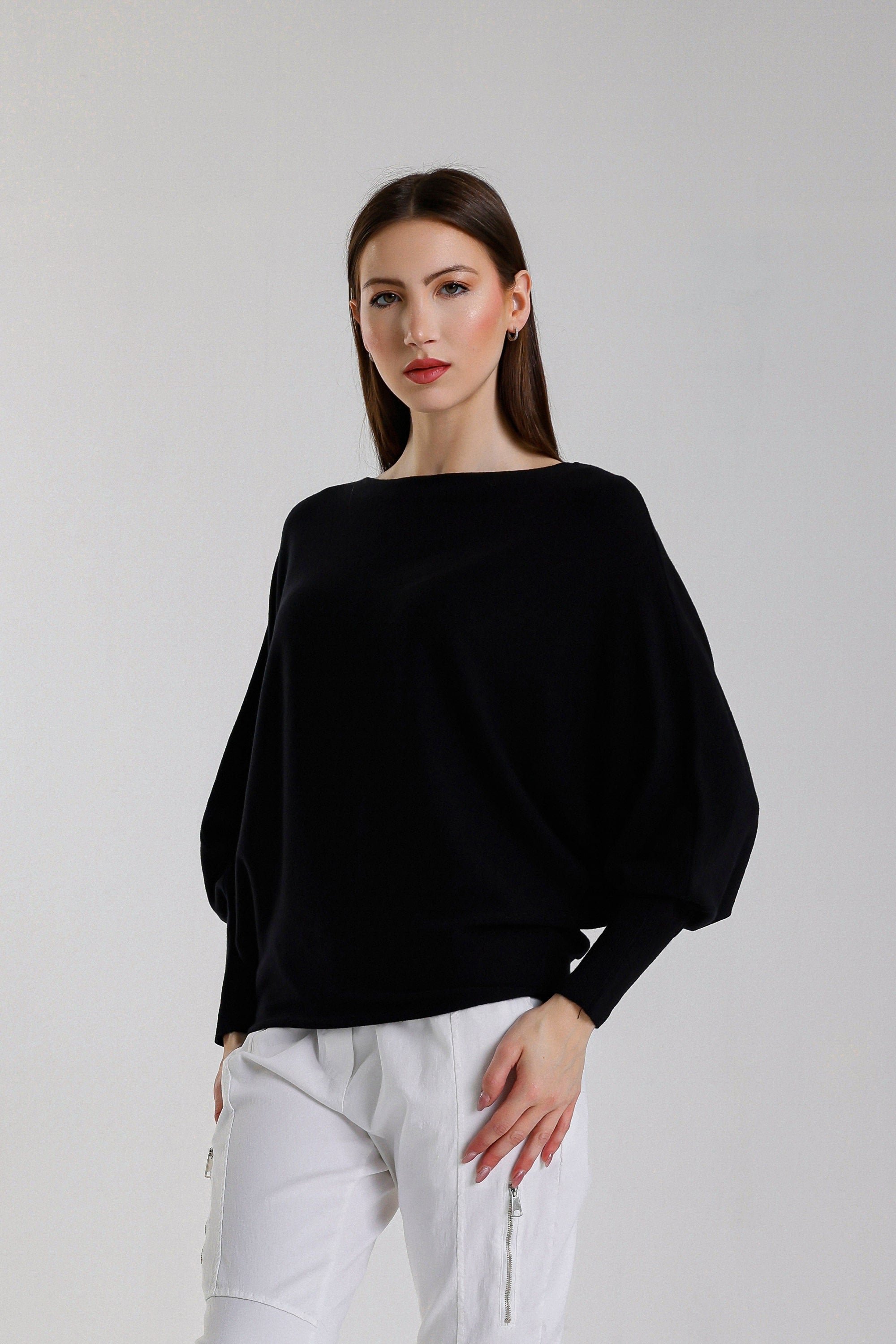 Mylah Seriously Soft Batwing Sweater (BLS413) – TINA Stephens Group