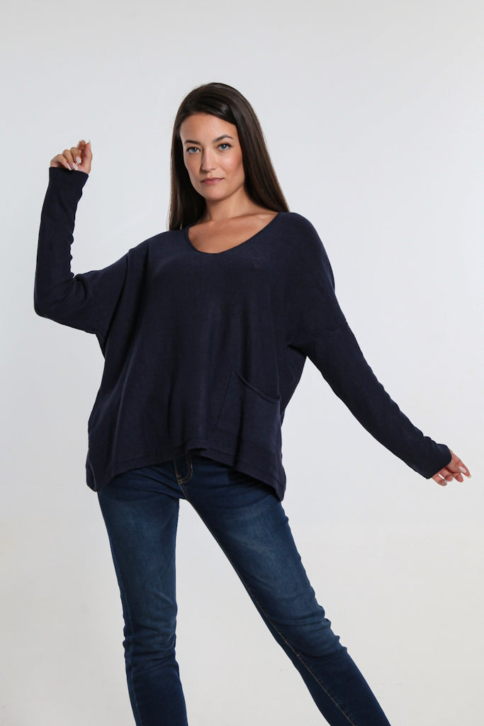Laurin Seriously Soft Jewel Neck Sweater (BLS425)