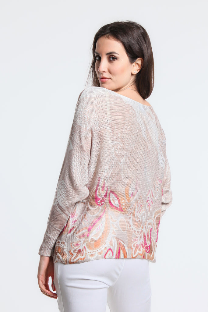 Heart Danielle Batwing Open Knit Sweater (BLS424H) – TINA Stephens