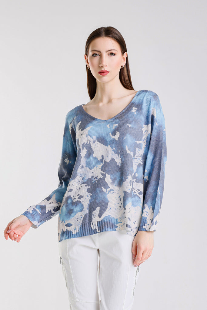 BLS431G 400 Blue Gateway Hannah LS Light Sweater