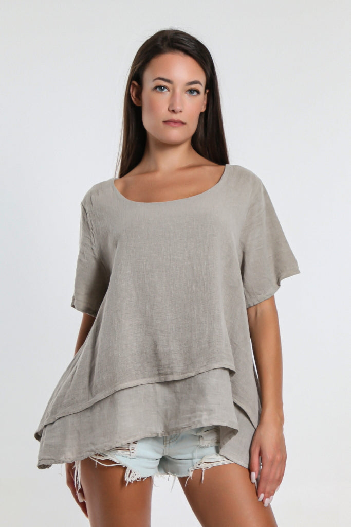 BSS188-241 Taupe Enzyme Sonita LinCo Inverted Bottom Top