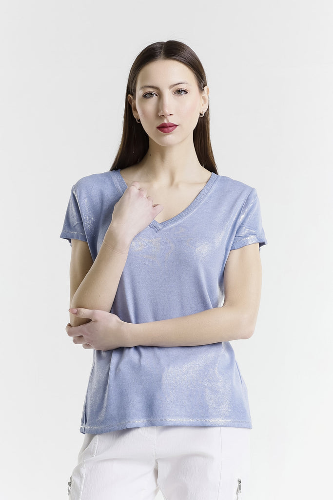 BSS230 427S Jeans w/ Silver Genie SS Laminated Front Top-1