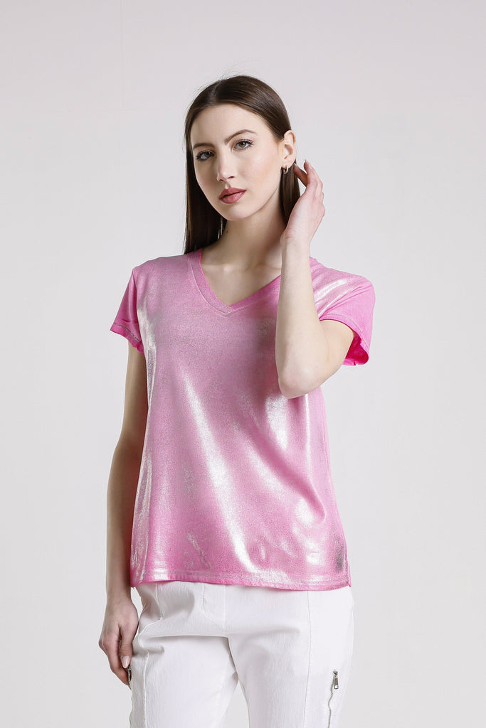 BSS230 672S Fuchsia w/Silver Genie SS Laminated Front Top
