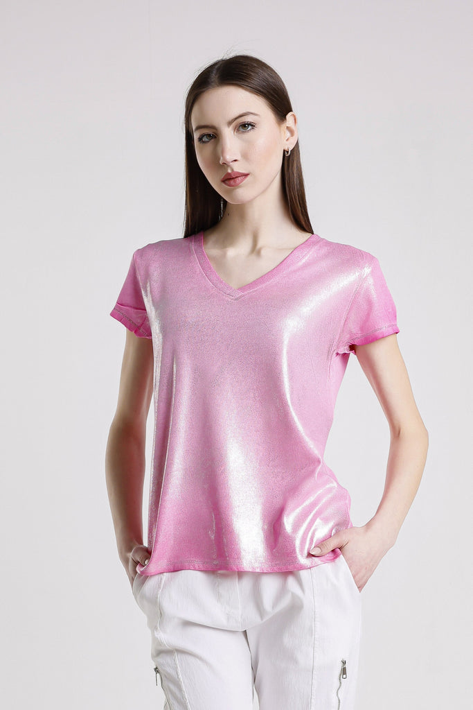 BSS230 672S Fuchsia w/Silver Genie SS Laminated Front Top