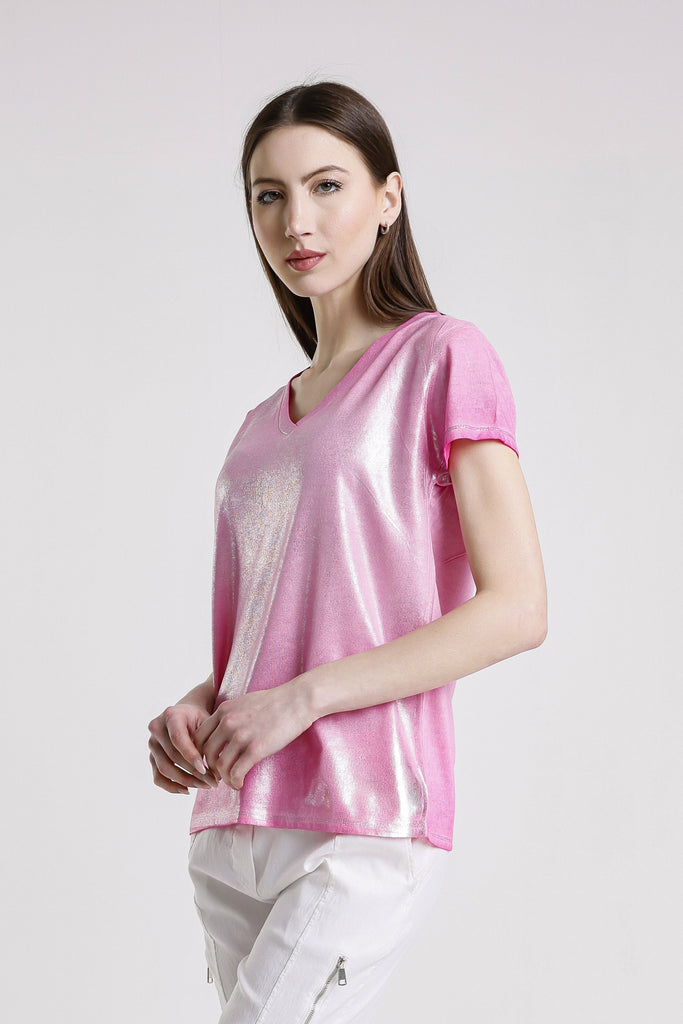 BSS230 672S Fuchsia w/Silver Genie SS Laminated Front Top