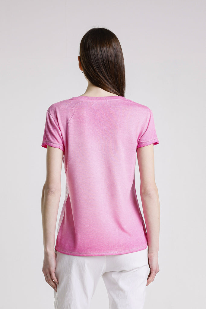 BSS230 672S Fuchsia w/Silver Genie SS Laminated Front Top