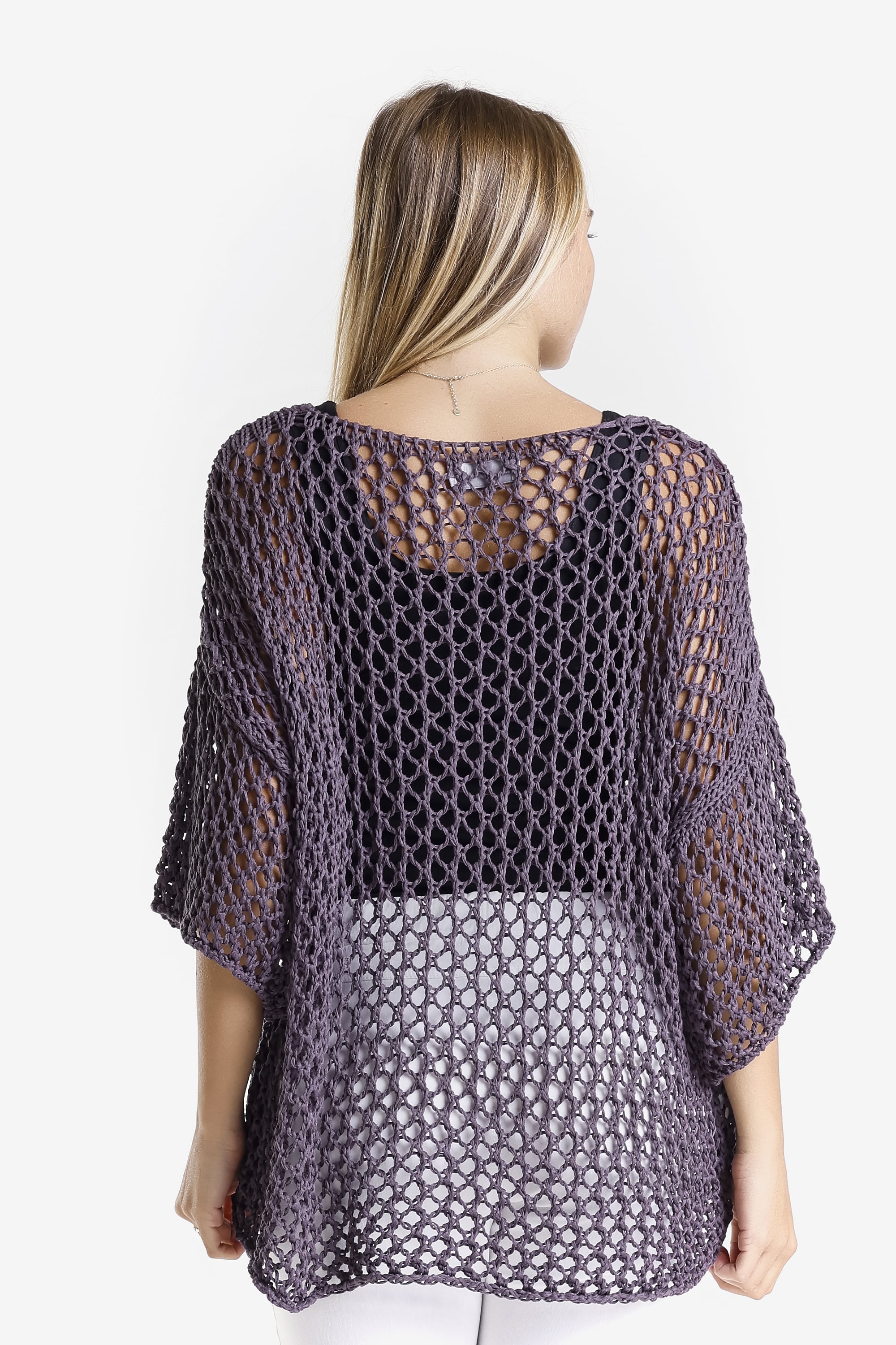 Daisy Kelsey SS Hi/Low Open Knit Sweater (BSS302D) – TINA Daisy Kelsey SS Hi/Low Open Knit Sweater (BSS302D) – TINA