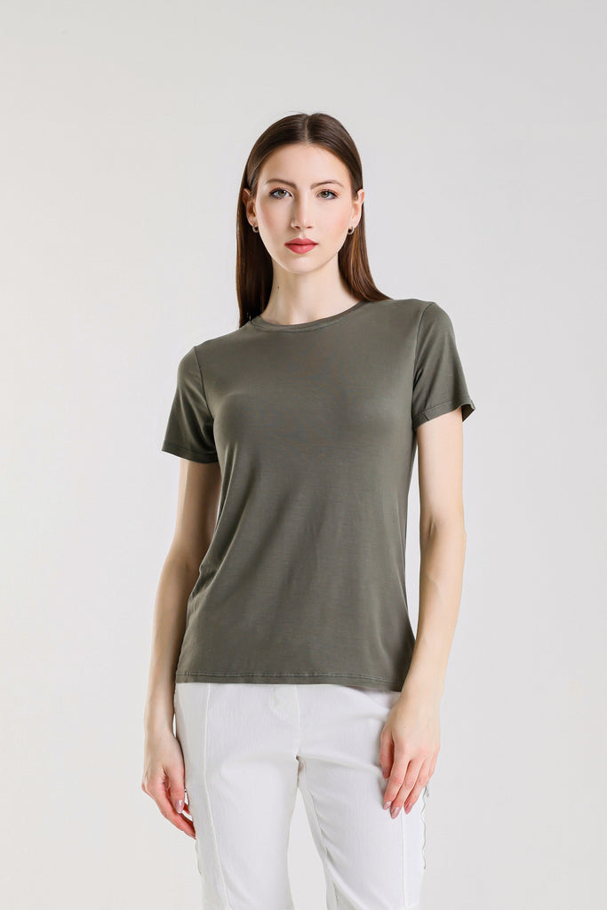 BSS403 303 Army Delfina Short Sleeve Tee