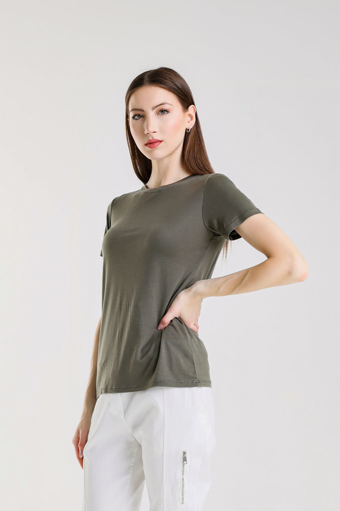 BSS403 303 Army Delfina Short Sleeve Tee