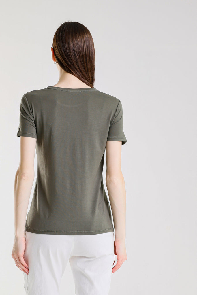 BSS403 303 Army Delfina Short Sleeve Tee