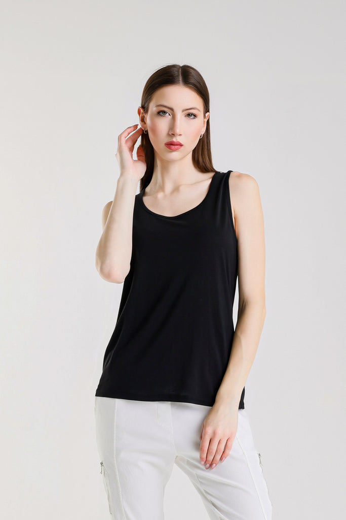 BT401 001 Black Roma Tank