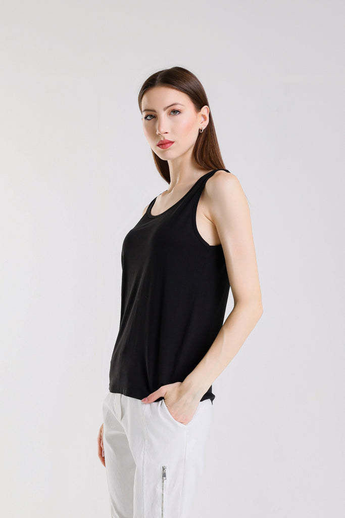 BT401 001 Black Roma Tank