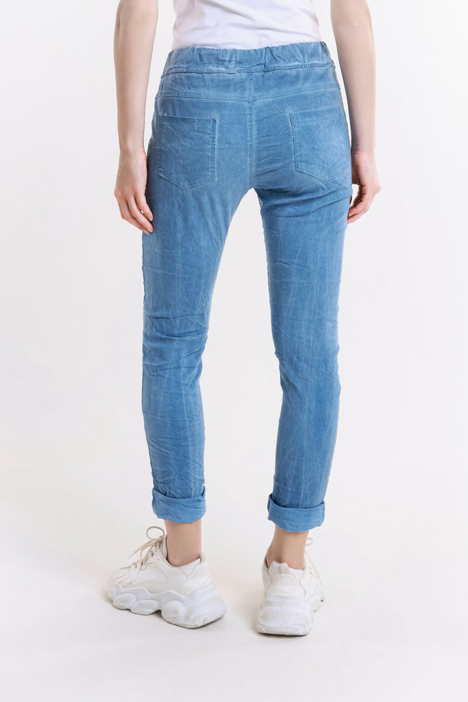 PL119 429 Jeans Enzyme Haley Stretch Tie Waist Pant-4