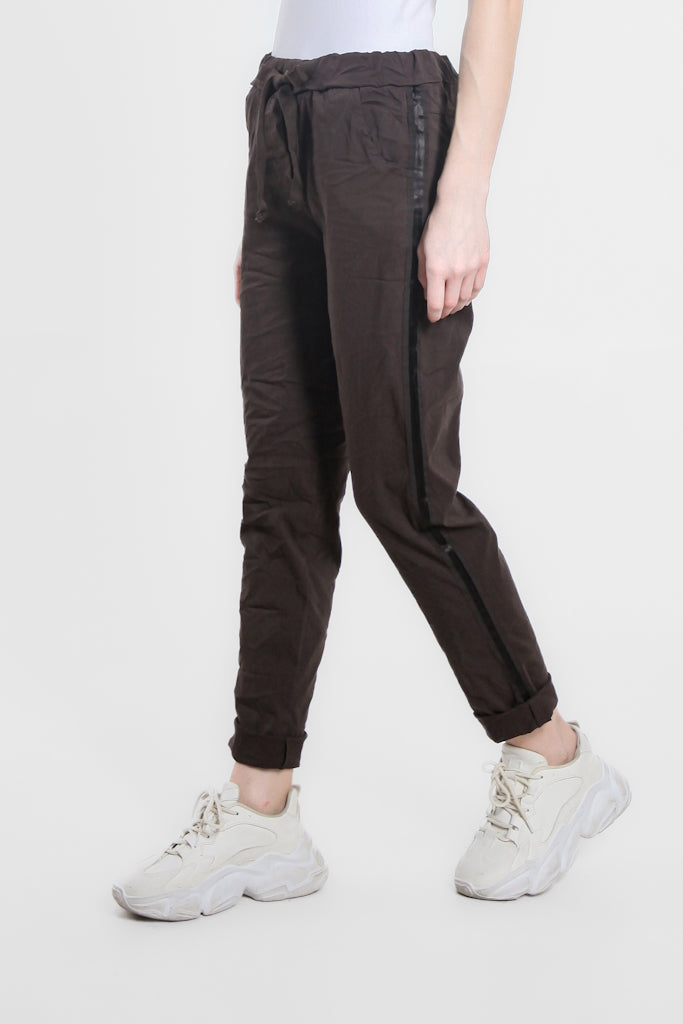 Kendyl Satin Tuxedo Stripe Pant (PL136) – TINA Stephens Group