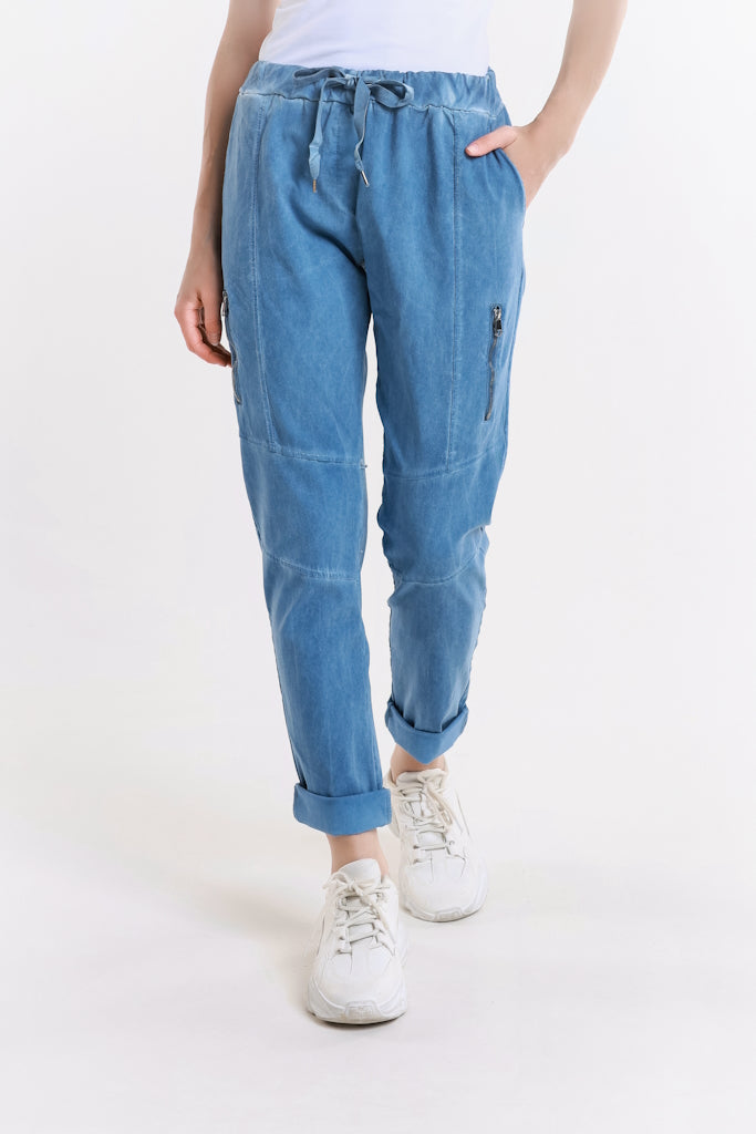 PL155-429 Jeans Danica Side Zipper Pant