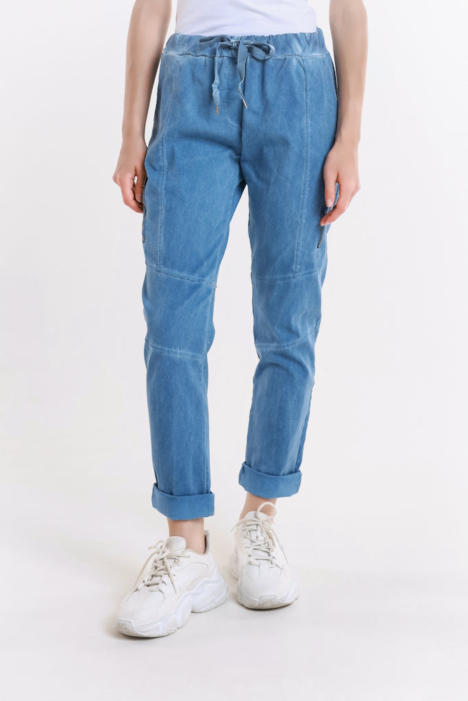 PL155-429 Jeans Danica Side Zipper Pant