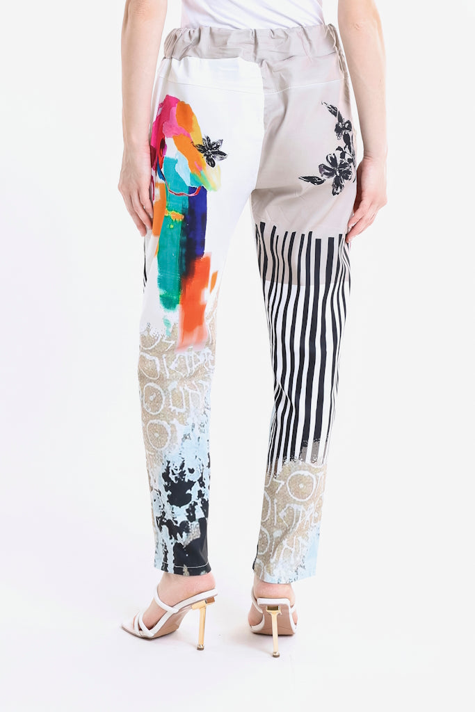 PL178L-100 White Wall Art Saoirse Featherweight Drawstring Pant