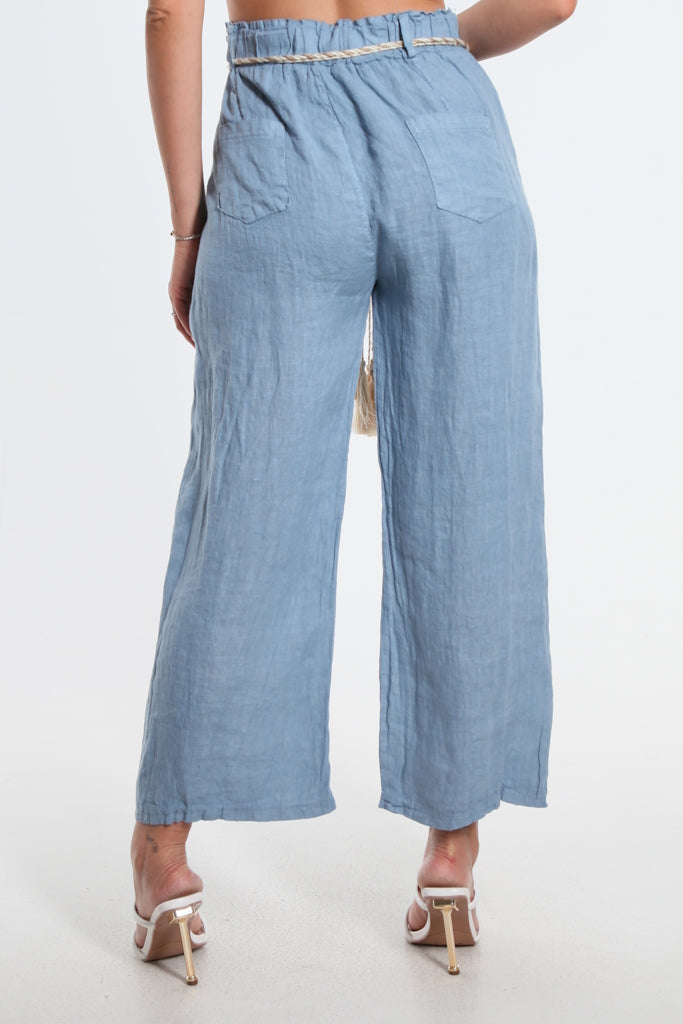 PL181-427 Jeans Gracy Linen Pull On Pant