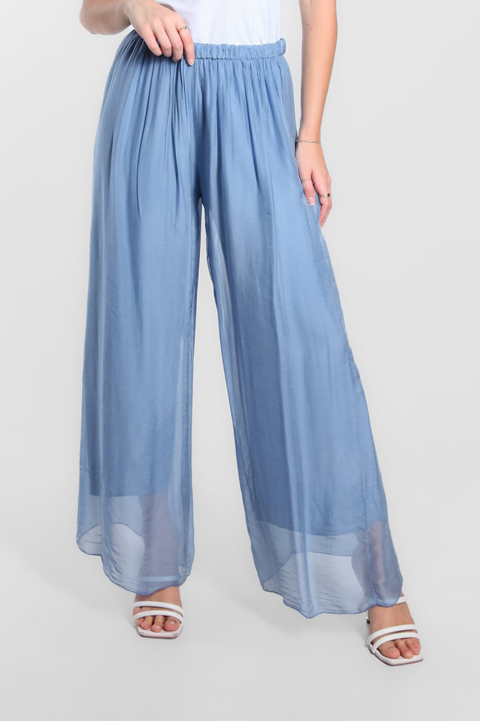 PL212-427 Jeans Roxy Silk Straight Leg Pant