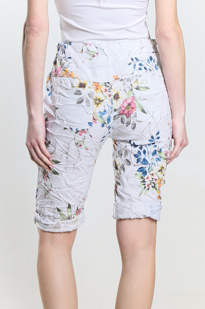 PS106L-100 White Blossom Della Short