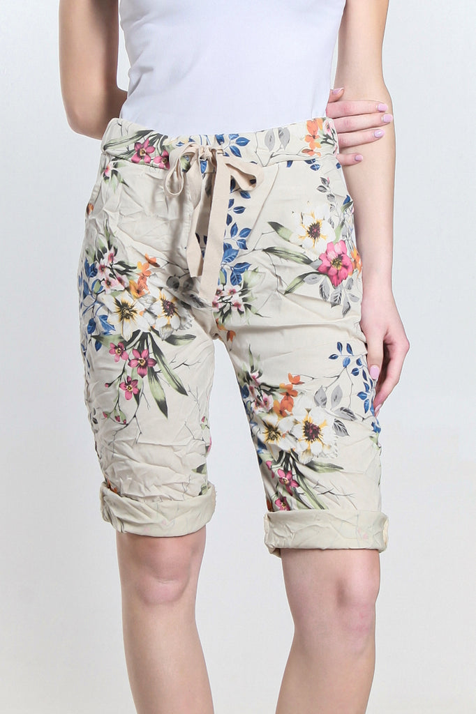 PS106L-250 Beige Blossom Della Short