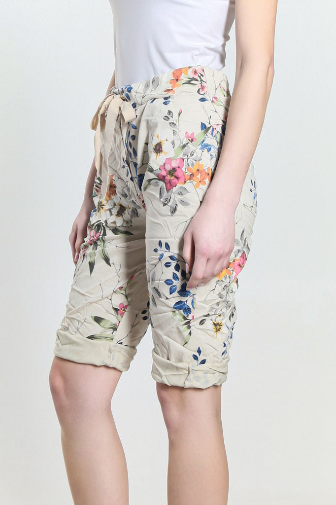 PS106L-250 Beige Blossom Della Short