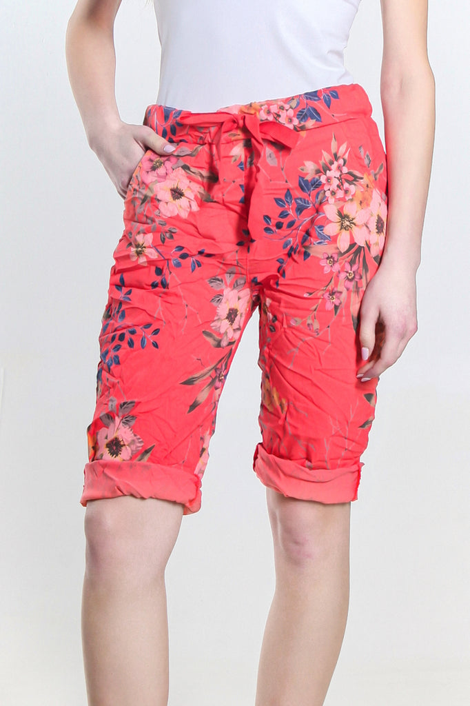 PS106L-810 Coral Blossom Della Short