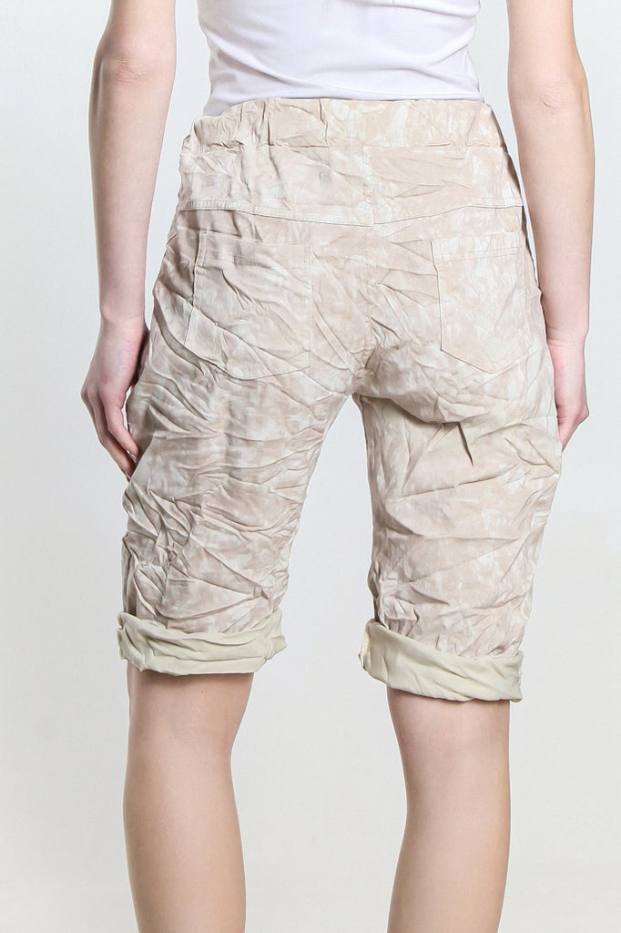 PS106T-250 Beige Tonal Splotch Della Short