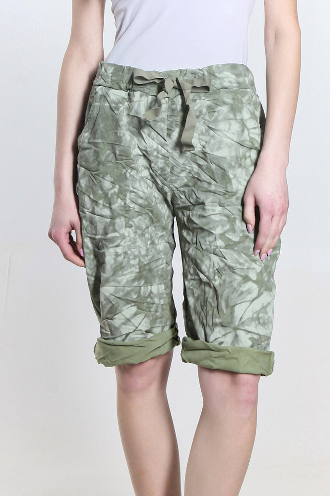 PS106T-303 Army Tonal Splotch Della Short