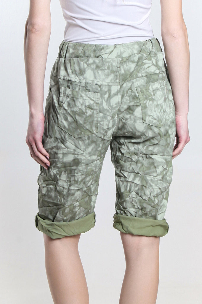 PS106T-303 Army Tonal Splotch Della Short