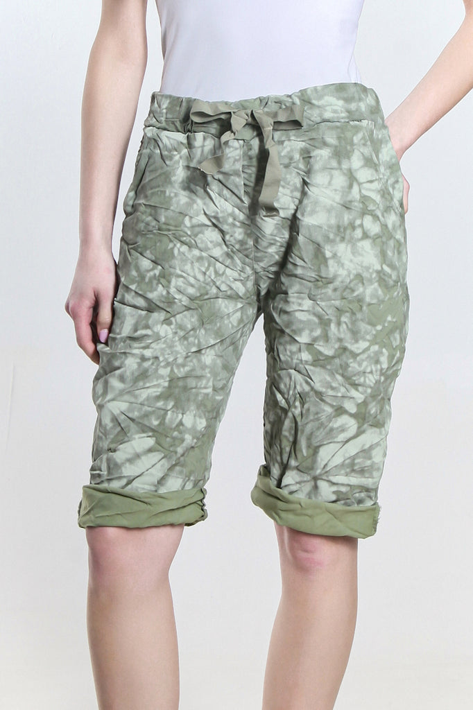 PS106T-303 Army Tonal Splotch Della Short