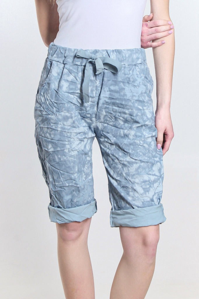 PS106T-427 Jeans Tonal Splotch Della Short