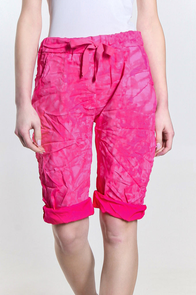 PS106T-672 Fuchsia Tonal Splotch Della Short